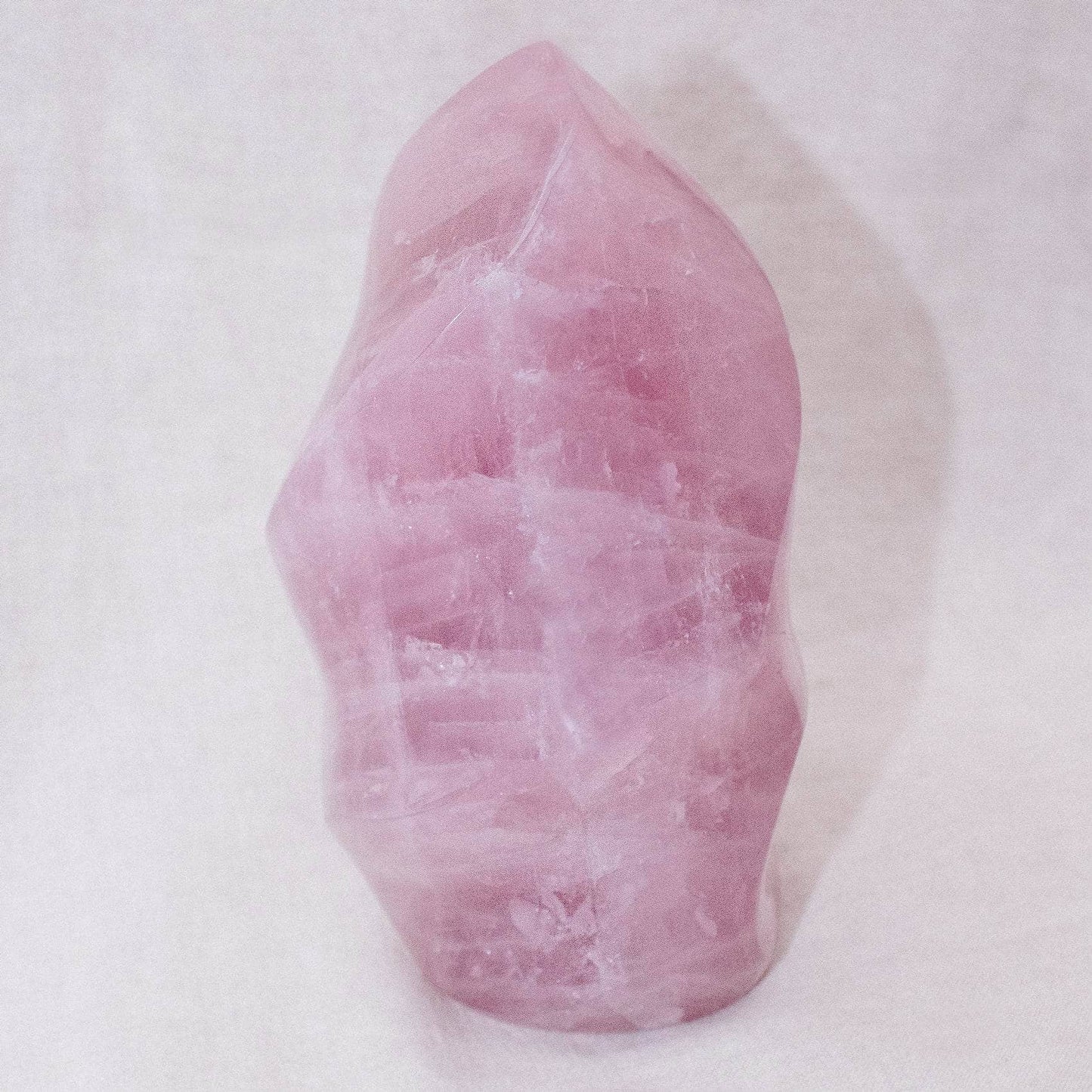 Rose Quartz Flame Crystals - 1 of a Kind