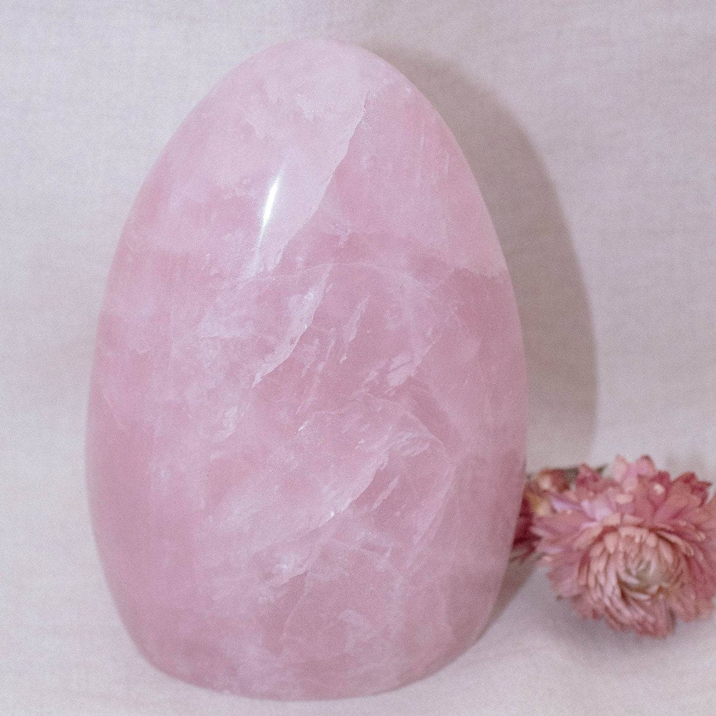 Rose Quartz Freeform – Genuine Heart Healing Stone