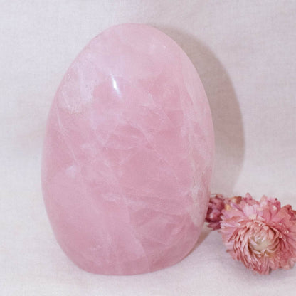 Rose Quartz Freeform – Genuine Heart Healing Stone