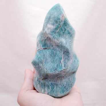 Amazonite Crystal Flames - 1 of a Kind