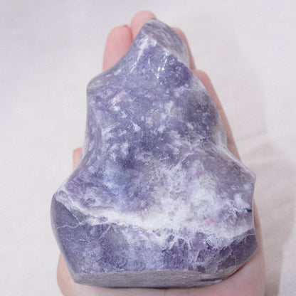 Lepidolite Flame Freeform  - AAA Premium Quality