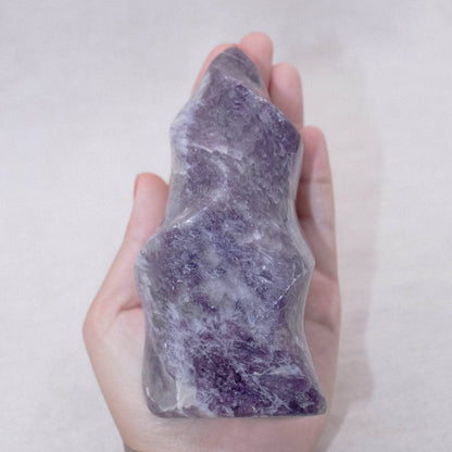 Lepidolite Flame Freeform  - AAA Premium Quality