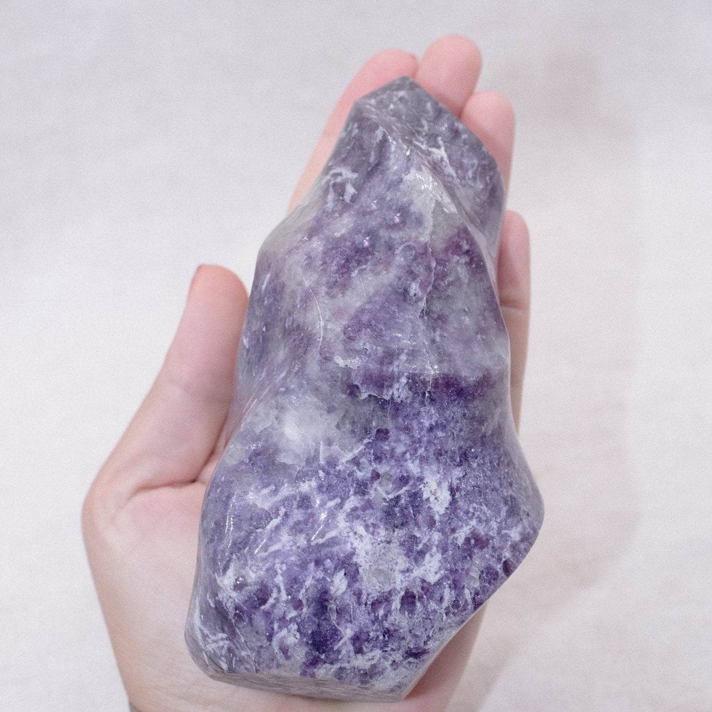 Lepidolite Flame Freeform  - AAA Premium Quality