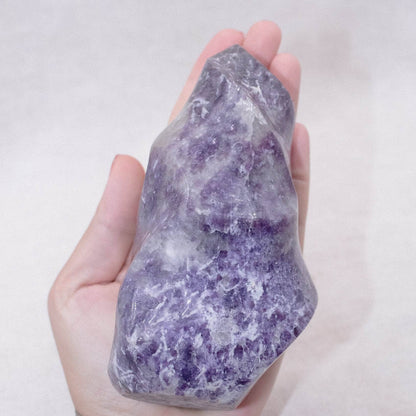 Lepidolite Flame Freeform  - AAA Premium Quality