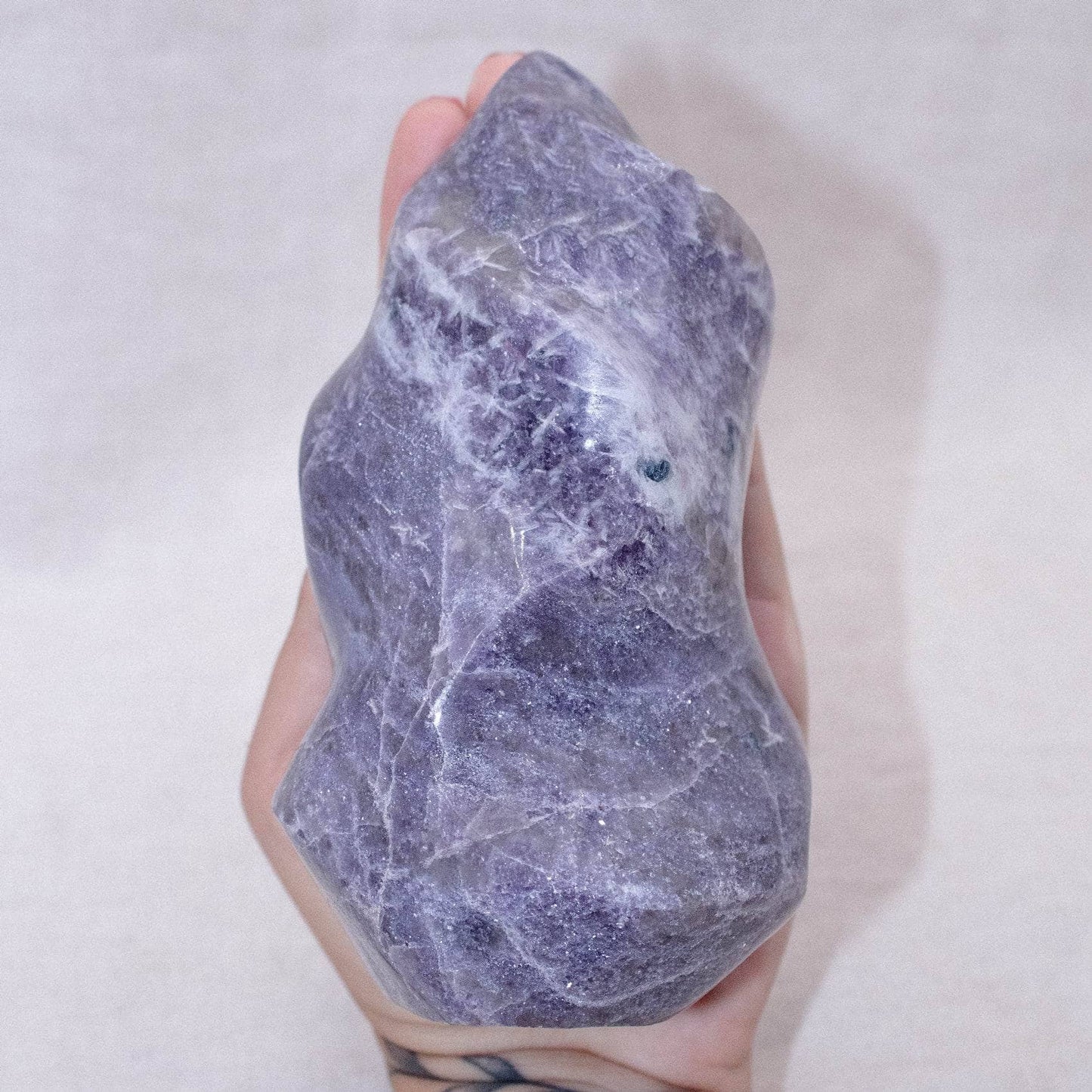 Lepidolite Flame Freeform  - AAA Premium Quality