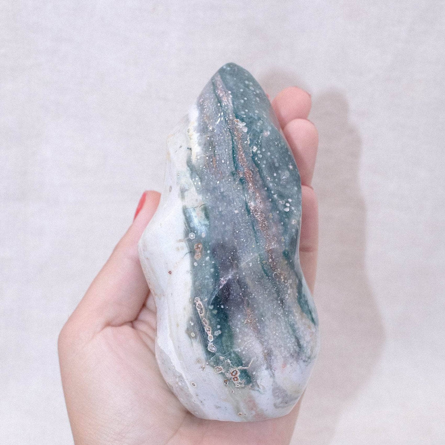Ocean Jasper Flame - AAA Premium Quality