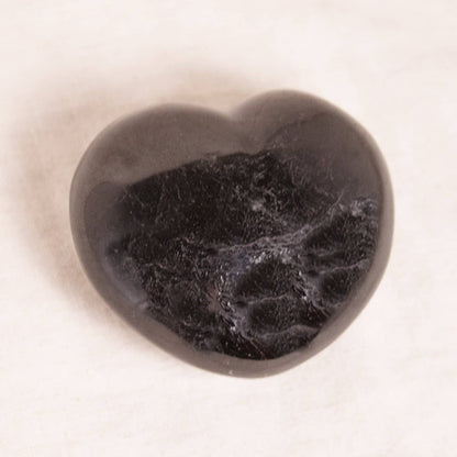 Black Tourmaline Heart - AAA Premium Quality - 1 of a Kind