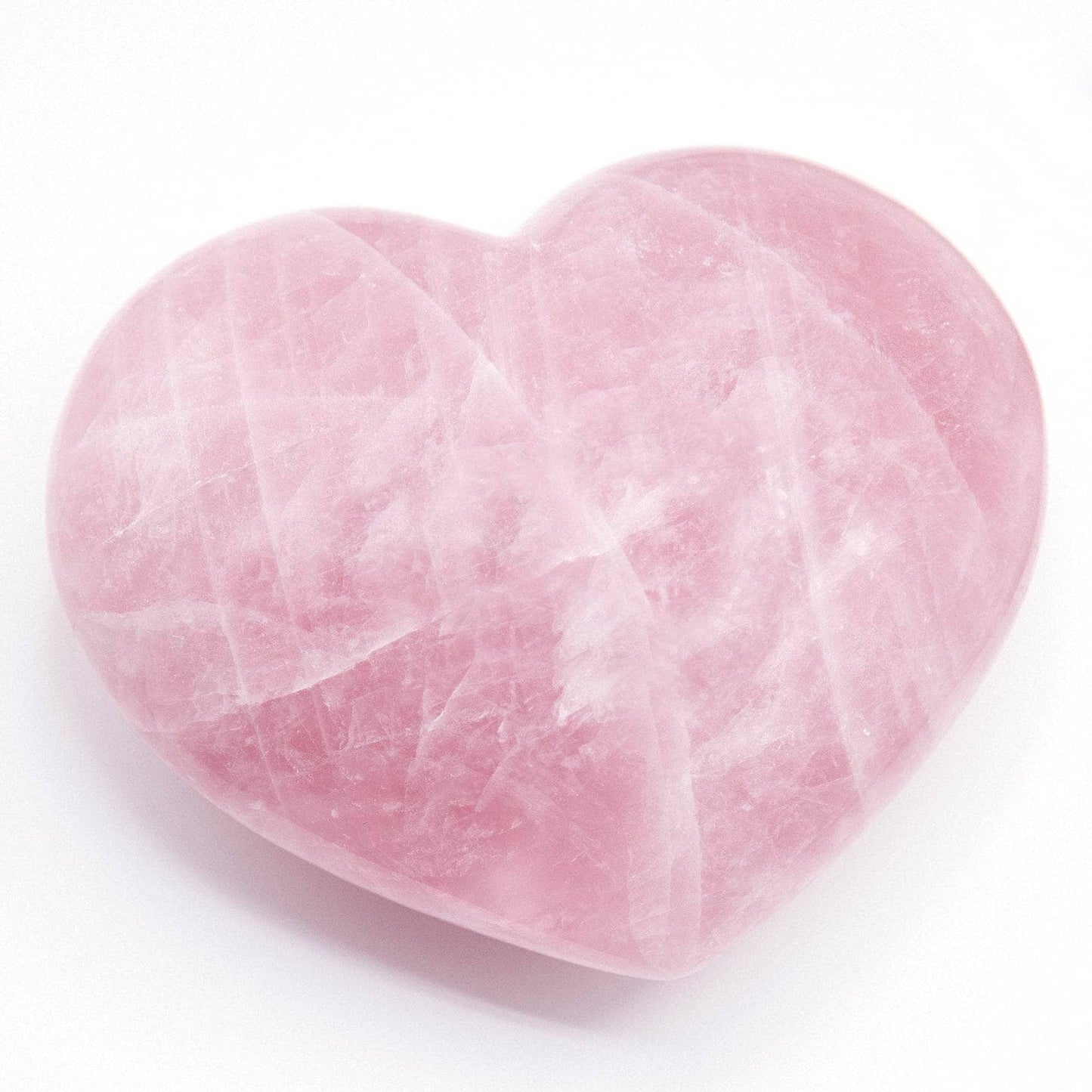 Rose Quartz Hearts - Large - AAA Premium Quality