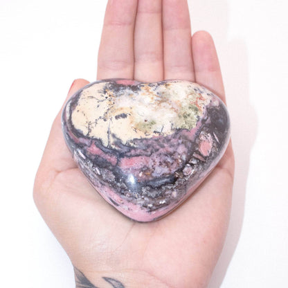 Rare Strawberry Opal Hearts - AAA Premium Quality