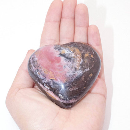 Rare Strawberry Opal Hearts - AAA Premium Quality