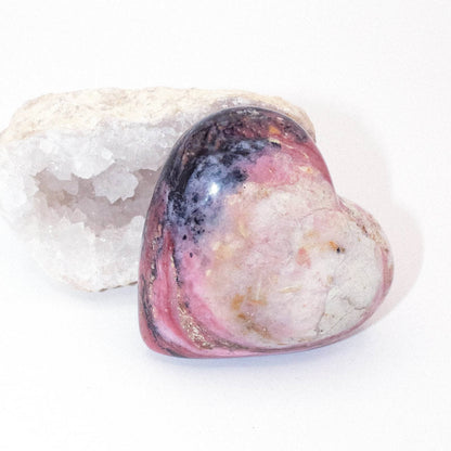 Rare Strawberry Opal Hearts - AAA Premium Quality