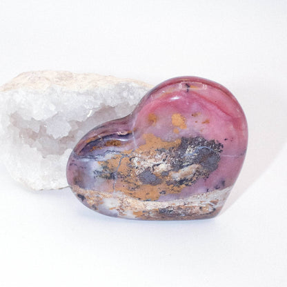 Rare Strawberry Opal Hearts - AAA Premium Quality
