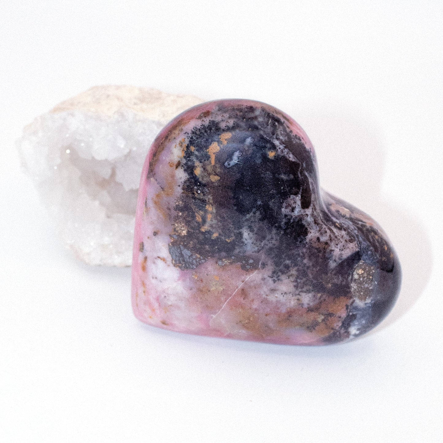 Rare Strawberry Opal Hearts - AAA Premium Quality