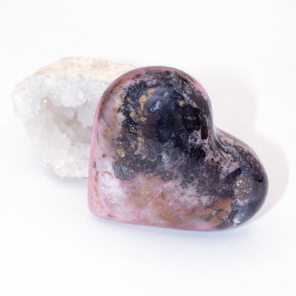 Rare Strawberry Opal Hearts - AAA Premium Quality