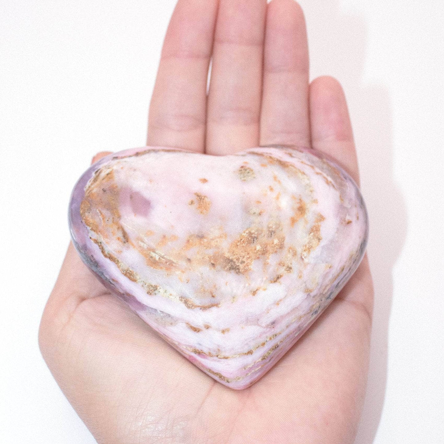 Rare Strawberry Opal Hearts - AAA Premium Quality