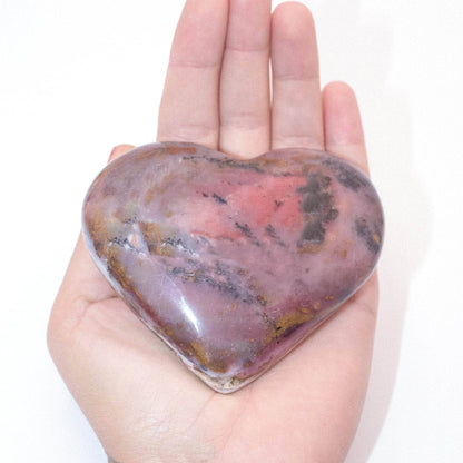 Rare Strawberry Opal Hearts - AAA Premium Quality