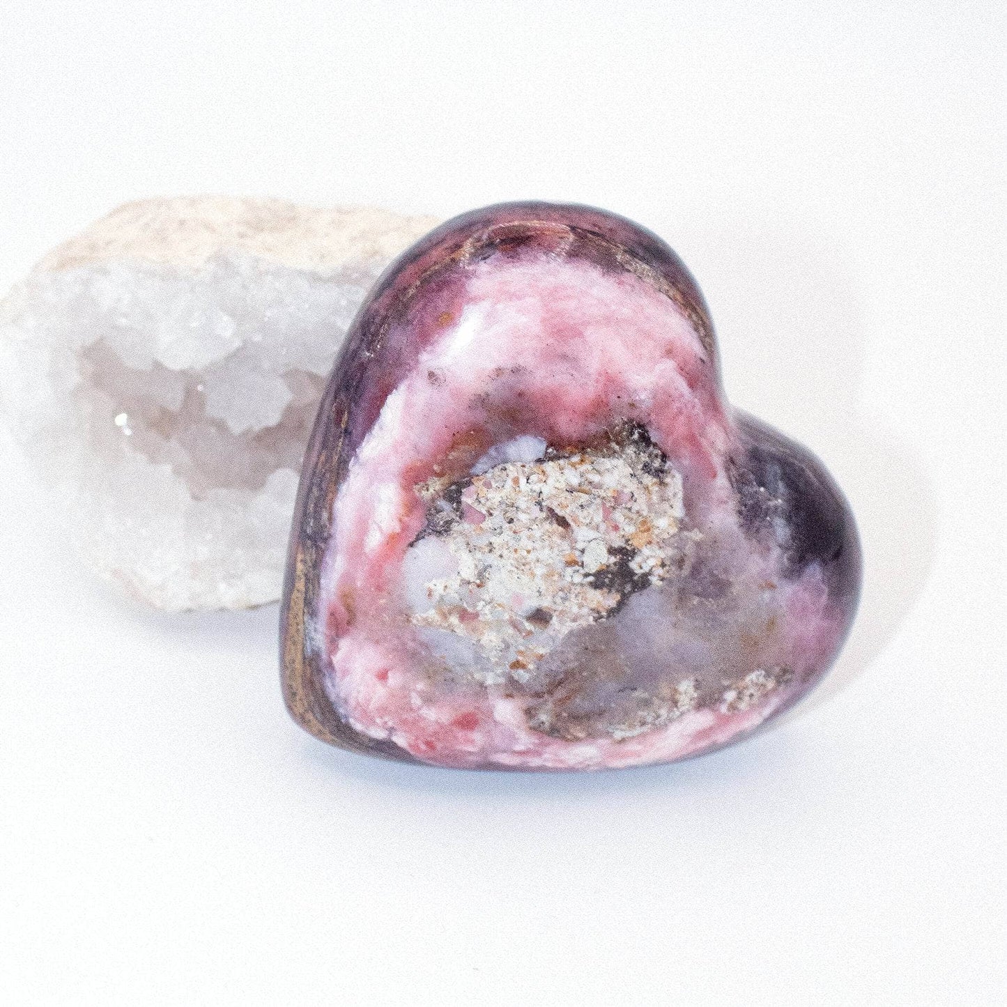 Rare Strawberry Opal Hearts - AAA Premium Quality