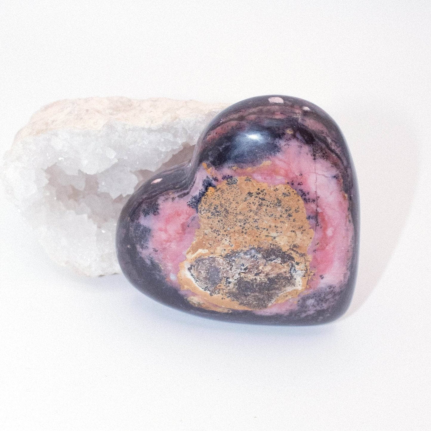 Rare Strawberry Opal Hearts - AAA Premium Quality