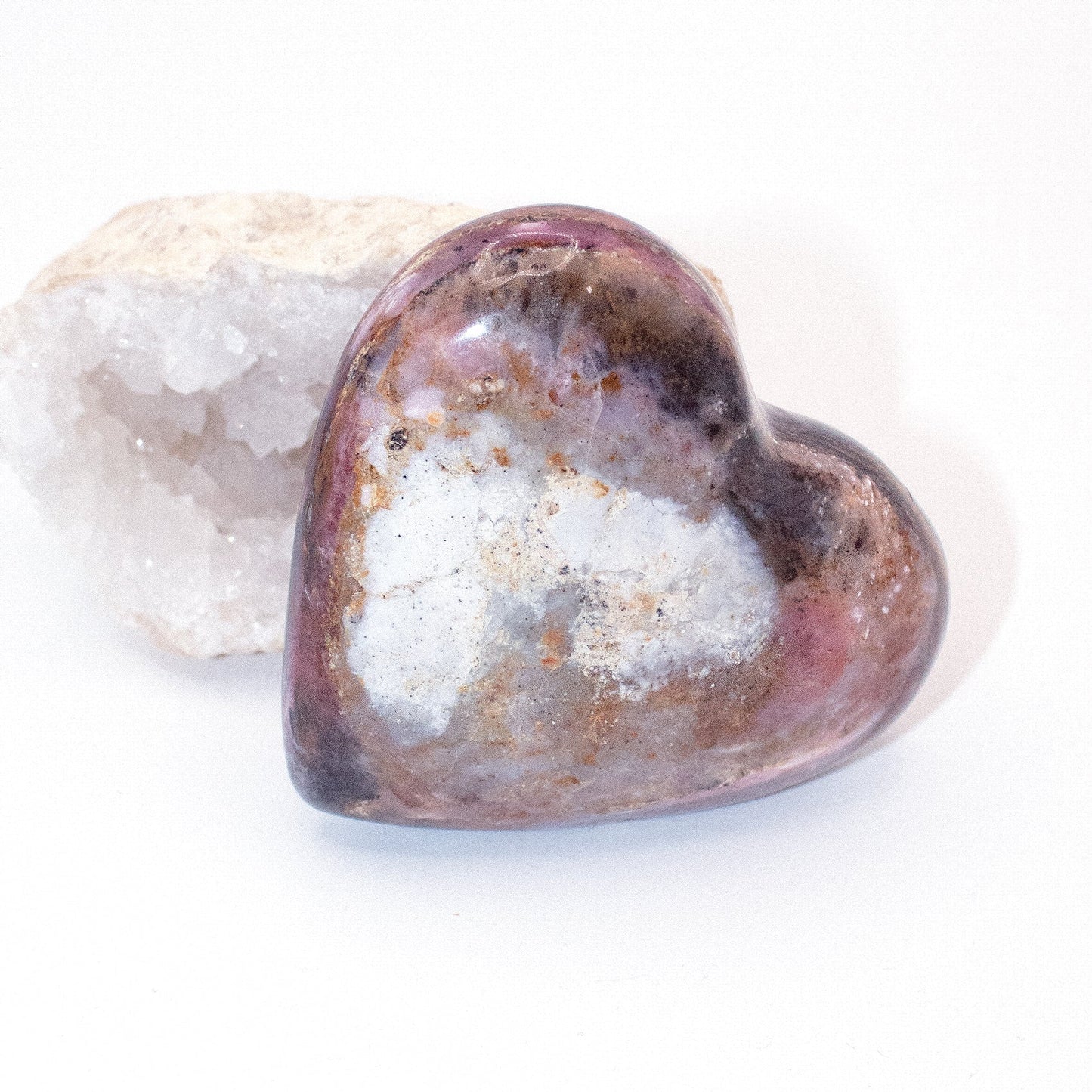 Rare Strawberry Opal Hearts - AAA Premium Quality