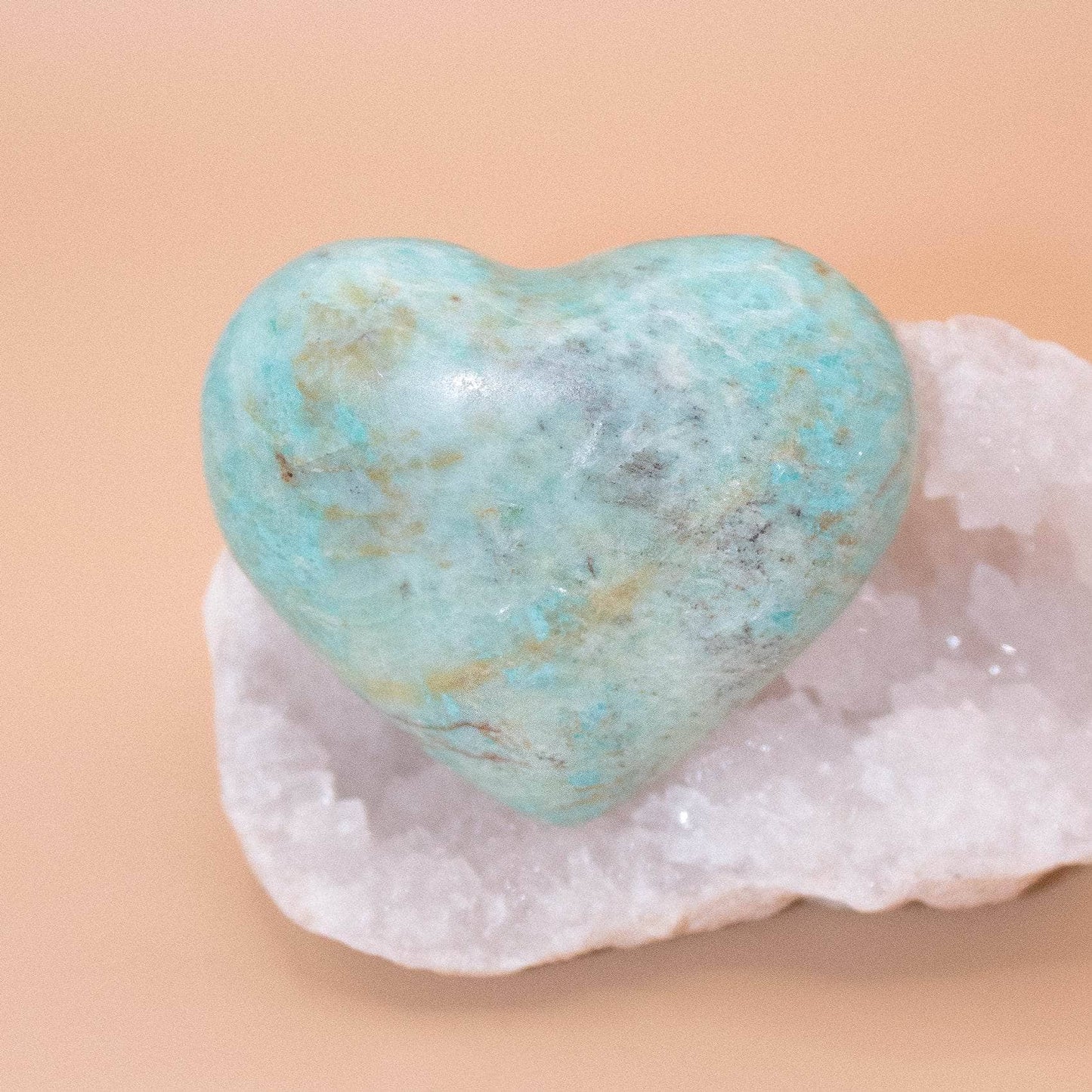 Natural Peruvian Turquoise Hearts  - AAA Premium Quality