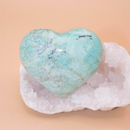 Natural Peruvian Turquoise Hearts  - AAA Premium Quality