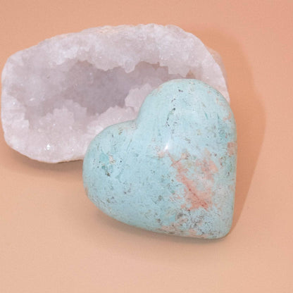 Natural Peruvian Turquoise Hearts  - AAA Premium Quality
