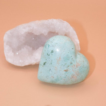 Natural Peruvian Turquoise Hearts  - AAA Premium Quality