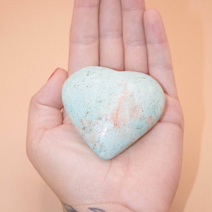 Natural Peruvian Turquoise Hearts  - AAA Premium Quality