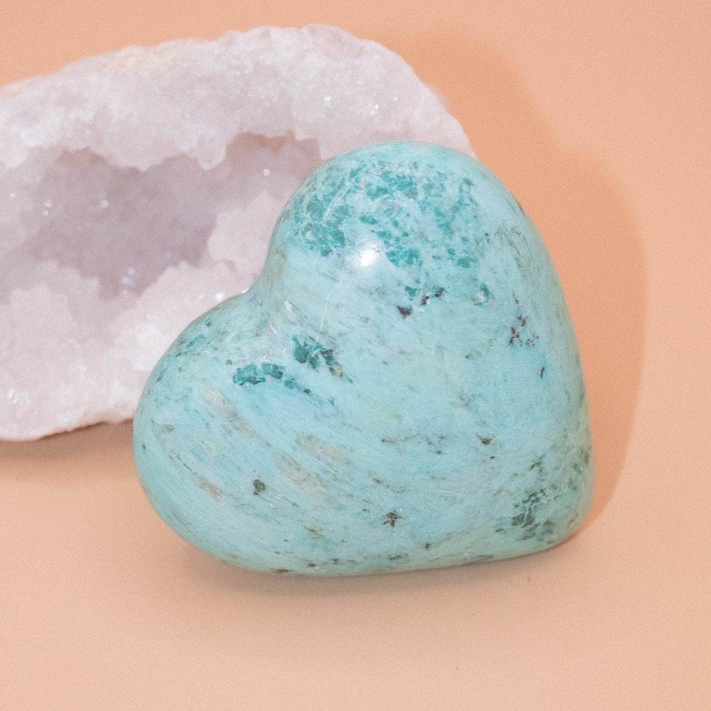 Natural Peruvian Turquoise Hearts  - AAA Premium Quality