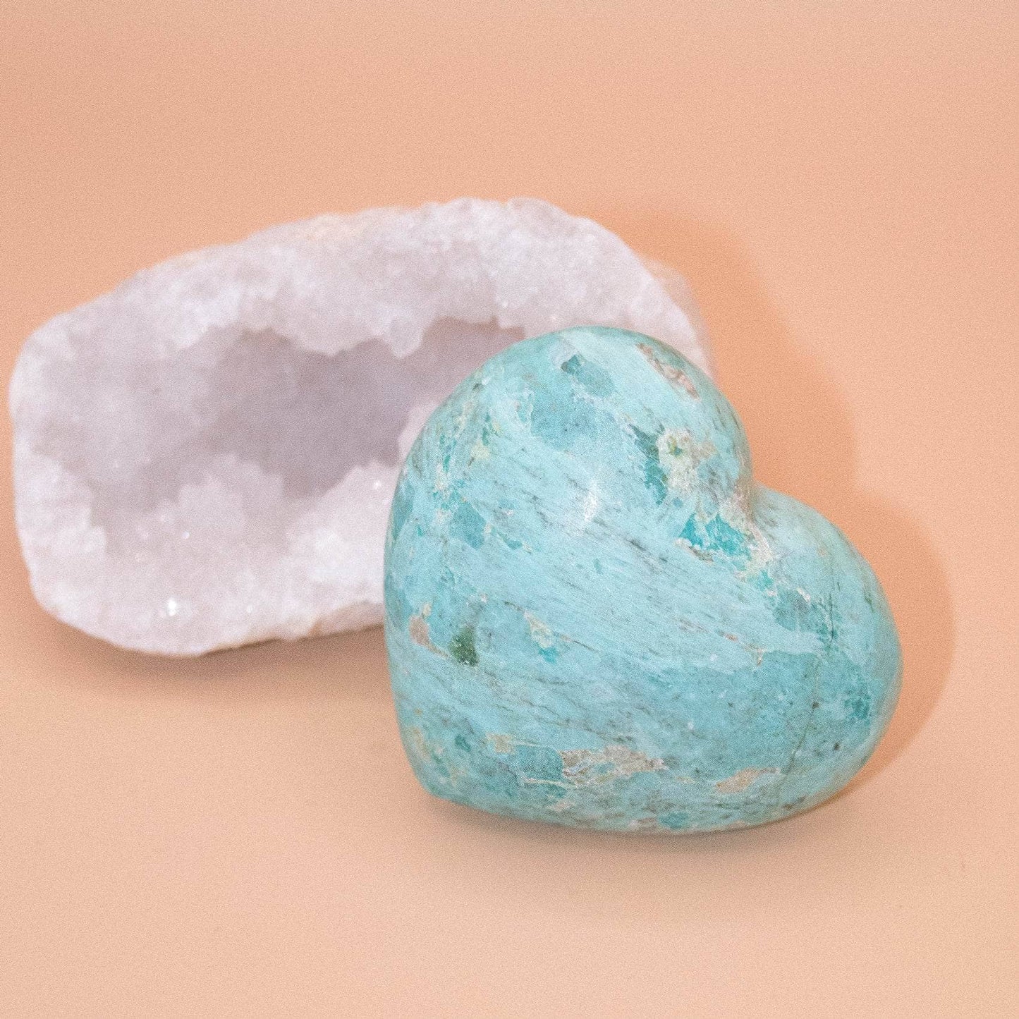 Natural Peruvian Turquoise Hearts  - AAA Premium Quality
