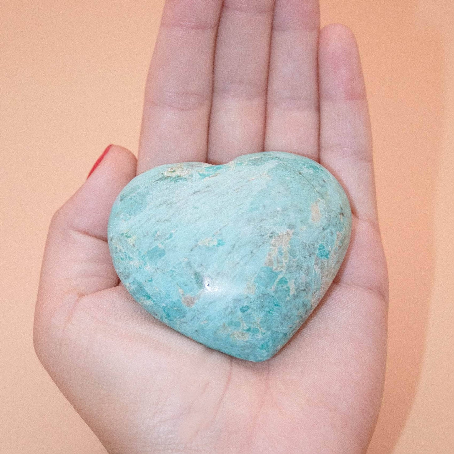 Natural Peruvian Turquoise Hearts  - AAA Premium Quality