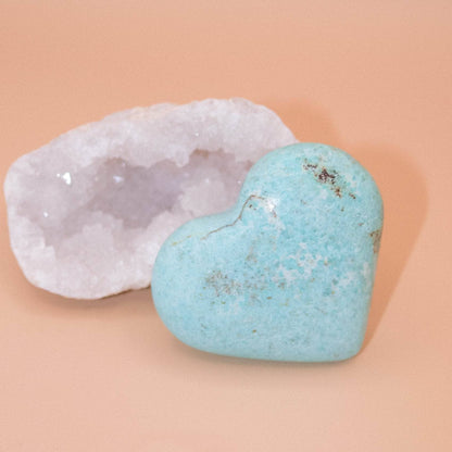 Natural Peruvian Turquoise Hearts  - AAA Premium Quality