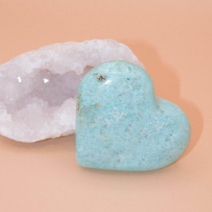 Natural Peruvian Turquoise Hearts  - AAA Premium Quality