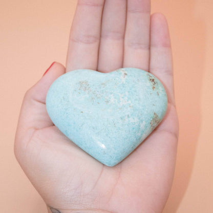 Natural Peruvian Turquoise Hearts  - AAA Premium Quality
