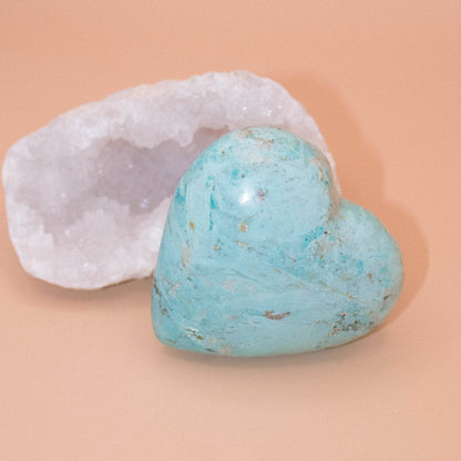 Natural Peruvian Turquoise Hearts  - AAA Premium Quality