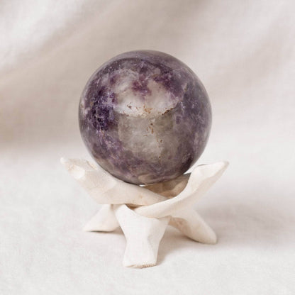 Lepidolite Sphere with Tripod - AAA Premium Quality
