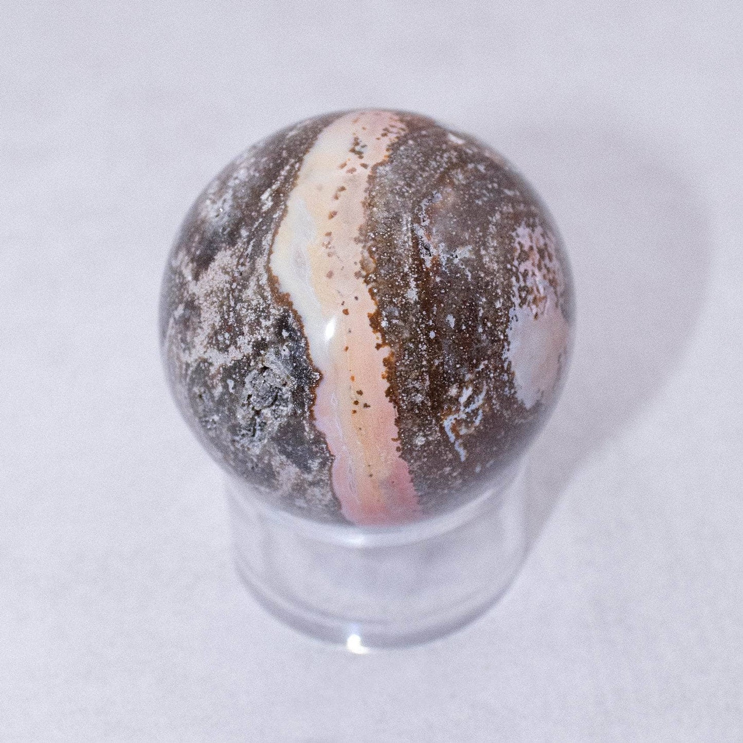 Natural Ocean Jasper Sphere - AAA Premium Quality