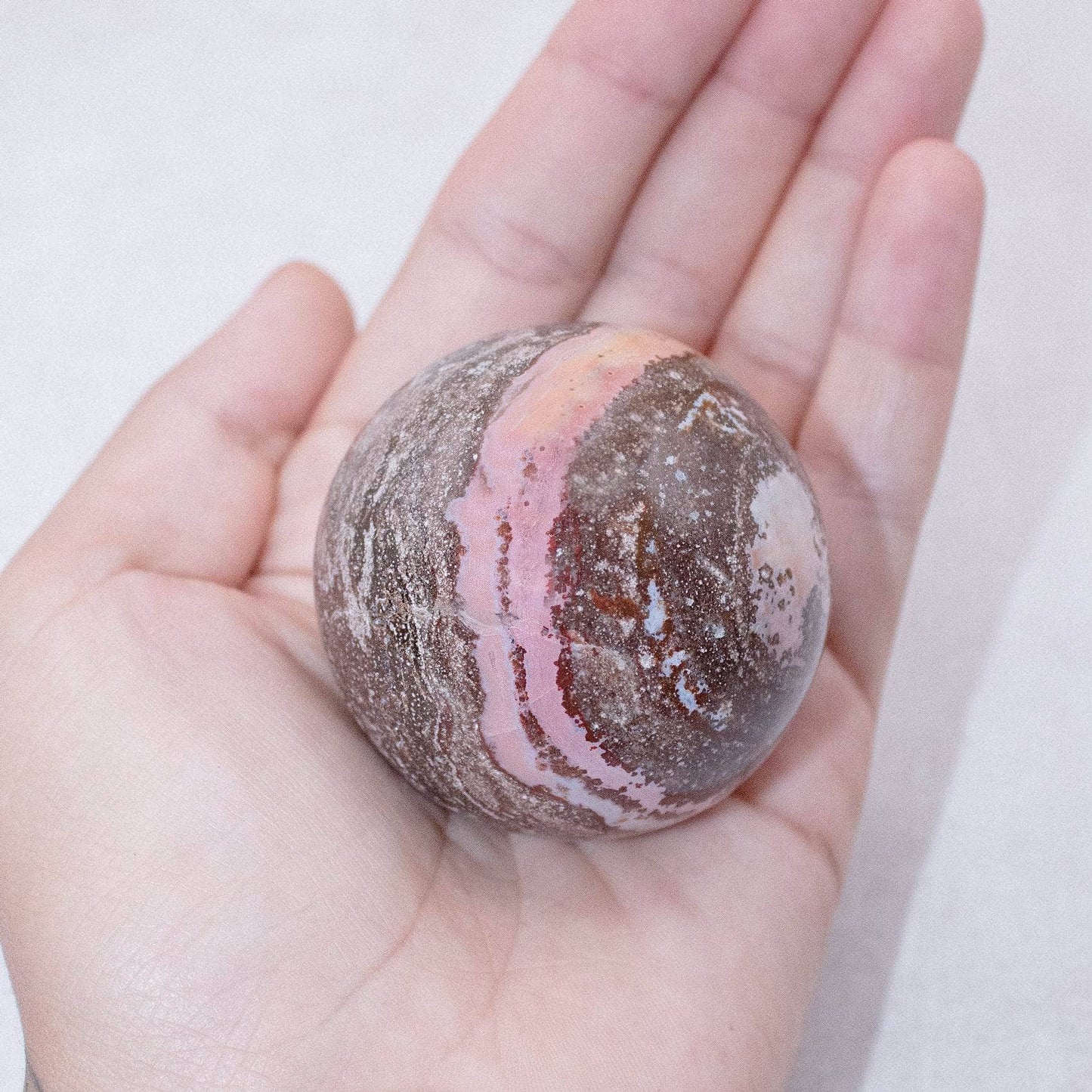 Natural Ocean Jasper Sphere - AAA Premium Quality