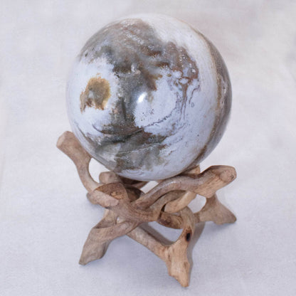 Natural Ocean Jasper Sphere - AAA Premium Quality