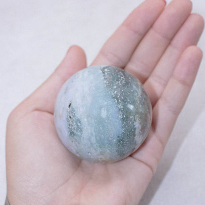 Natural Ocean Jasper Sphere - AAA Premium Quality