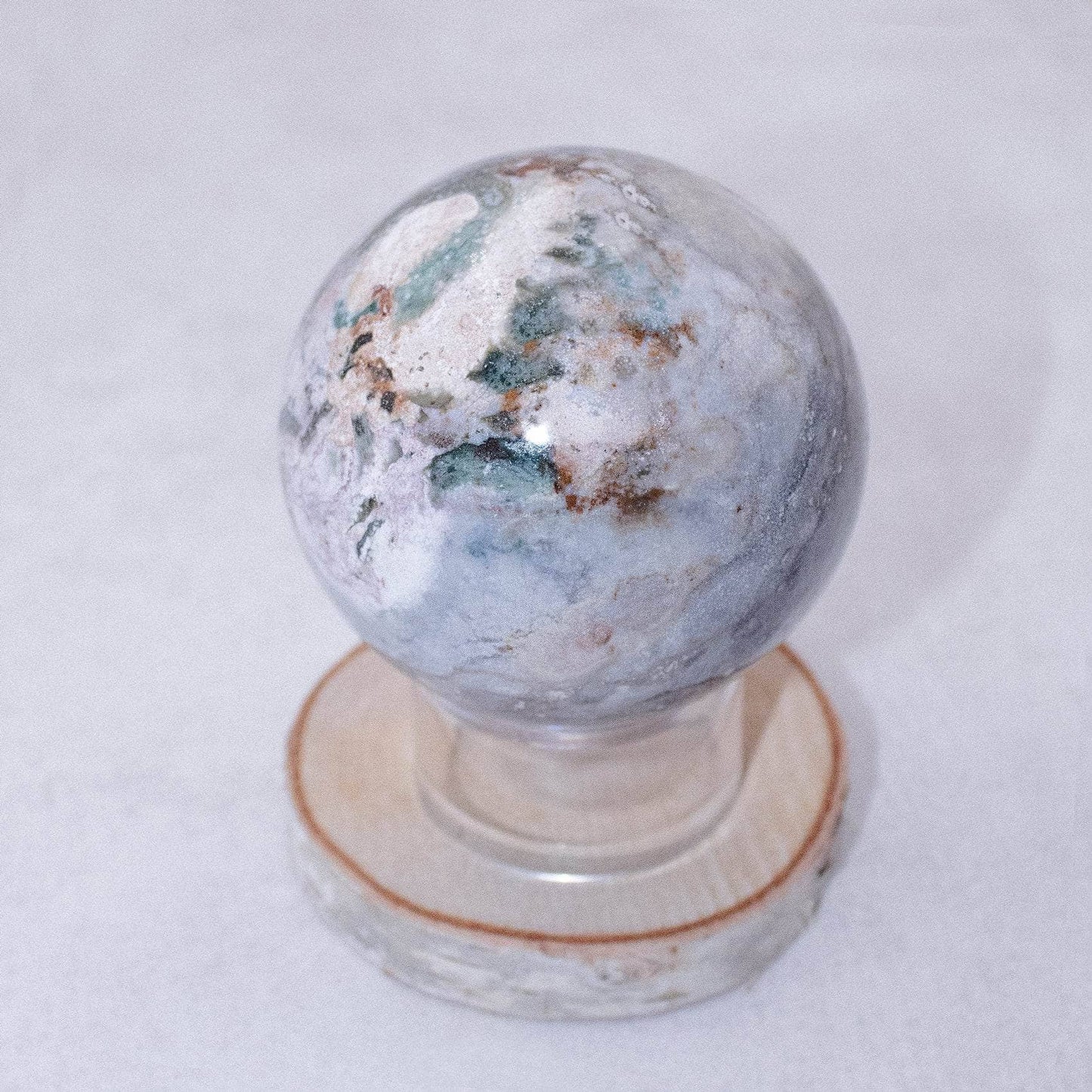 Natural Ocean Jasper Sphere - AAA Premium Quality