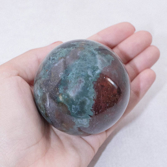 Natural Ocean Jasper Sphere - AAA Premium Quality
