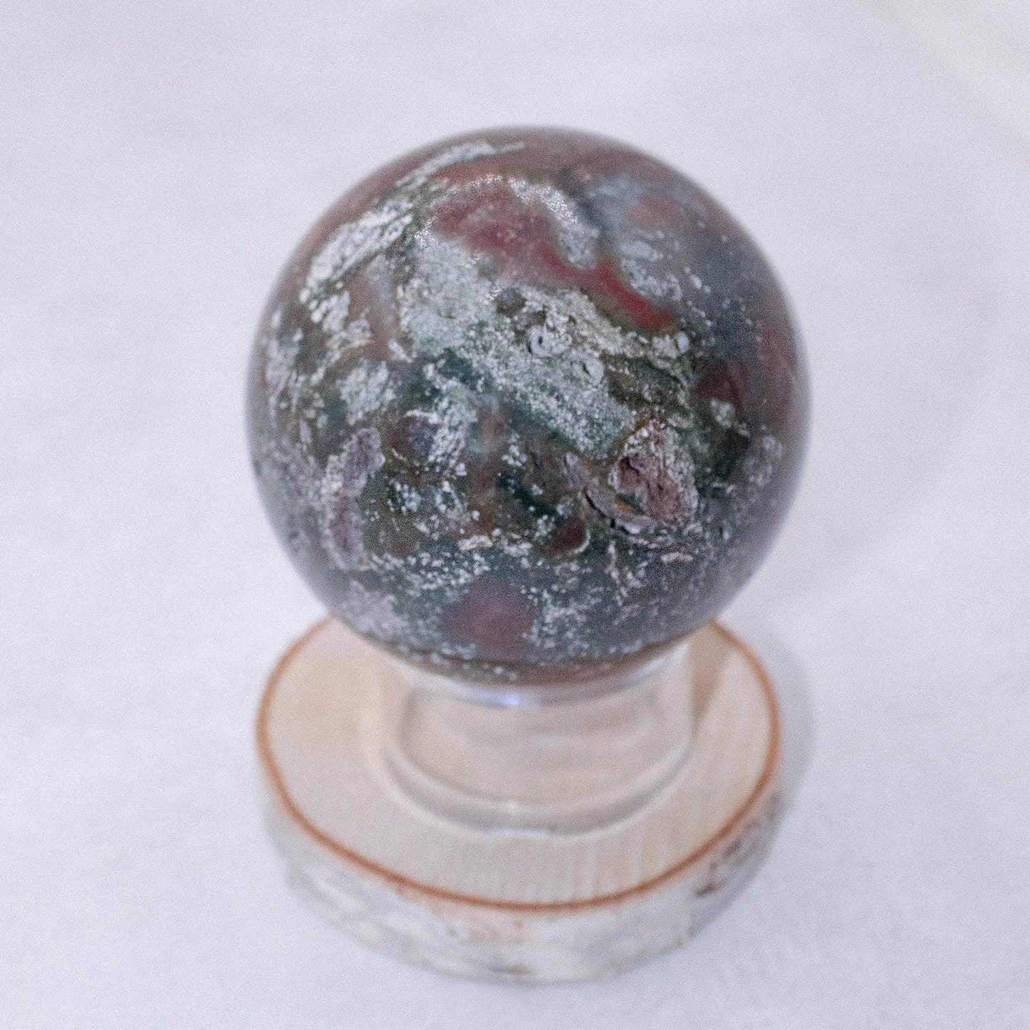 Natural Ocean Jasper Sphere - AAA Premium Quality