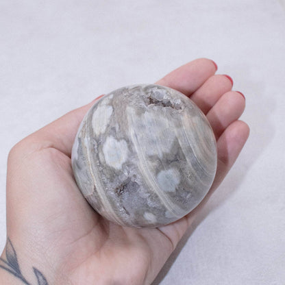 Natural Ocean Jasper Sphere - AAA Premium Quality