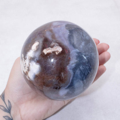 Natural Ocean Jasper Sphere - AAA Premium Quality