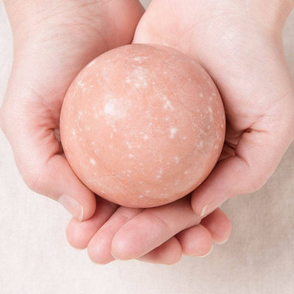 Peach Moonstone Spheres - AAA Premium Quality