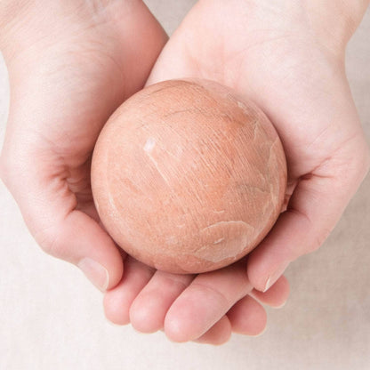 Peach Moonstone Spheres - AAA Premium Quality