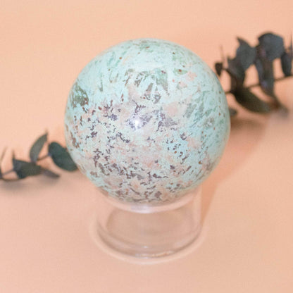 Natural Peruvian Turquoise Sphere - AAA Premium Quality