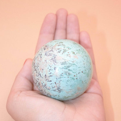 Natural Peruvian Turquoise Sphere - AAA Premium Quality