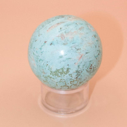 Natural Peruvian Turquoise Sphere - AAA Premium Quality